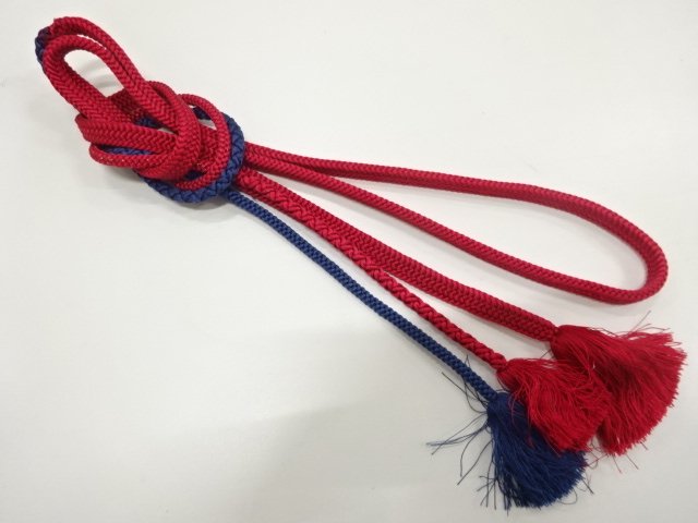 JAPANESE KIMONO / HAND-TIED OBIJIME